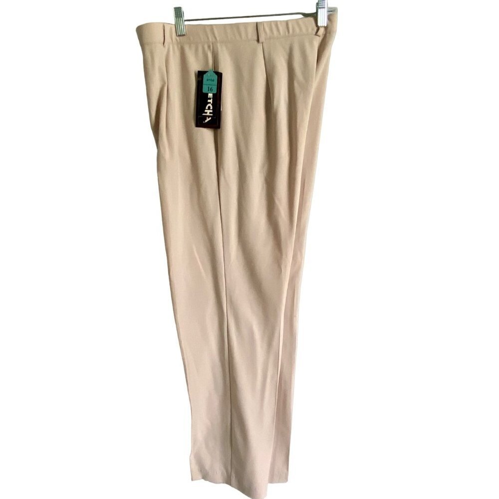 Jara Women's Pants Trousers Size 16 Stretch Comfort Fit Waistband NEW NWT
